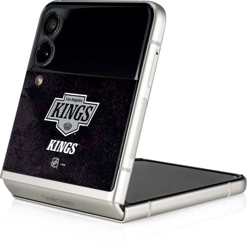 NHL Los Angeles Kings Distressed Galaxy Z Flip3 5G Skin